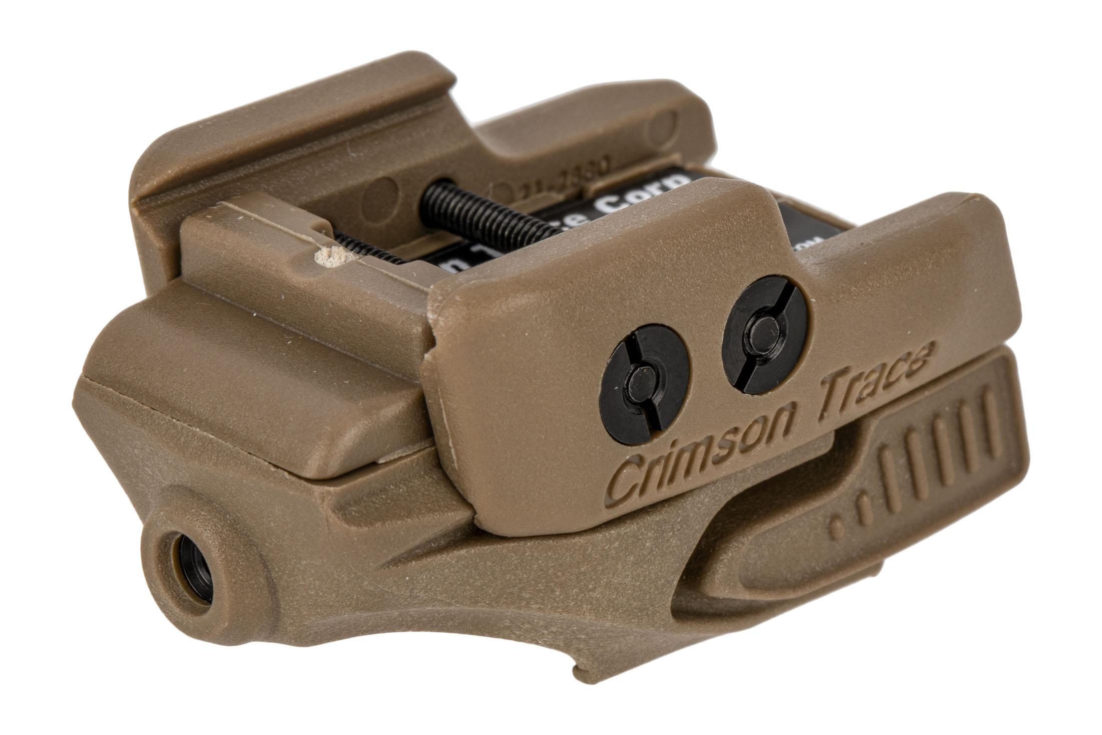Crimson Trace Rail Master Universal Red Laser Sight Coyote Tan CMR